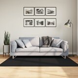 vidaXL Preproga HUARTE kratka vlakna mehka in pralna črna 120x170 cm Cene