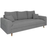 Ropez Siva sofa od bouclé tkanine 210 cm Ariella – Cijene