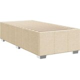 vidaXL Krevet s oprugama i madracem krem 90 x 200 cm od tkanine | shoptok.hr