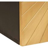 vidaXL Kupaonski ormar s policom Zidne Crna i zlatna 38 x 33 x 48 cm | shoptok.hr