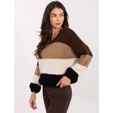 RUE PARIS Sweater-MI-SW-0409.85-brown Cene