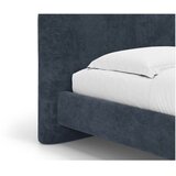 Micadoni Tamno plavi tapecirani bračni krevet s podnicom 180x200 cm Vera – | shoptok.hr