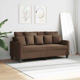  Dvosjed od tkanine smeđi 140 cm | shoptok.hr