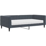  Dnevni krevet s madracem tamnosivi 100 x 200 cm baršunasti | Eponuda.com