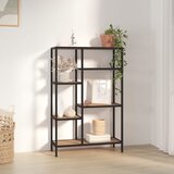vidaXL Polica za knjige 80x30x120 cm od čelika i konstruiranog drva Cijene