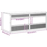  Terarij od konstruiranog drva 120 x 50 x 50 cm | shoptok.hr