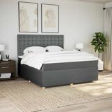  Okvir kreveta s oprugama i madrac svjetlosivi 180x200cm tkanina | shoptok.hr