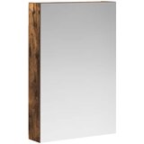  Kupaonski ormar s ogledalom Dimljeni hrast 40 x 10,5 x 60,5 cm | shoptok.hr