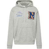 Nike Sportswear Sweater majica 'CLUB' plava / siva melange / narančasta / bijela
