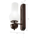  Brilagi - LED zidna svetiljka COTTAGE 1xE14/40W/230V buk/bela | Eponuda.com