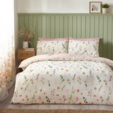 Catherine Lansfield Rožnata posteljnina za zakonsko posteljo 200x200 cm Countryside Floral – | Shoptok.si