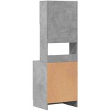 vidaXL Kuhinjska omarica betonsko siva 60x50x180 cm inženirski les | Shoptok.si
