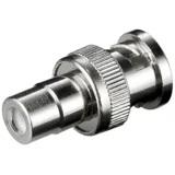 BNCRCAADAPTOR1 adapter za promjenu tipa priključka kabela BNC RCA Metalno