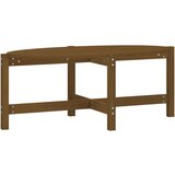 Maison Chic Klubska mizica - kavna mizica - Nizka mizica medeno rjava 118x63x45 trdna borovina, (21753546) Cene