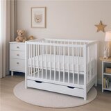 New Baby Krevetić Basic s ladicom white | shoptok.hr
