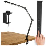  LED prigu&amp;scaron;iva dodirna fleksibilna stona lampa sa stezaljkom LED/12W/230V crna Slike
