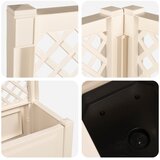  Velika s osvrtom 2 pcs Bijela 143 x 143 x 133,5 cm PP | Eponuda.com