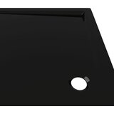  Pravokutna ABS tuš-kada crna 80 x 90 cm | shoptok.hr