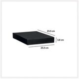 Five Polica Zidna 23.5X23.5X3.8Cm Mdf Crna Cijene
