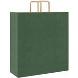  Papirnate vrećice 250 kom s ručkama zelene 45x17x48 cm | shoptok.hr