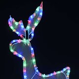  Božični okras jelen in sani z mrežo s 432 LED lučkami, (20756205) | Shoptok.si