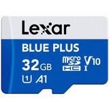 Lexar spominska kartica microSDHC blue plus 32GB, 100mb/s, U1, V10, A1 | Shoptok.si