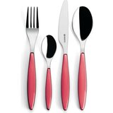 guzzini 24-delni set jedilnega pribora feeling - red Cene