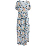 Pieces Tall Poletna obleka 'Semmy' modra / nočno modra / oranžna | Shoptok.si