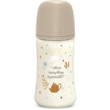 Suavinex Wonderland SX Pro Physiological Anti-Colic bočica za bebe M Medium Flow 3 m+ Cream 270 ml | shoptok.hr