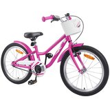 vidaXL Otroško Kolo 18 Palcev za 5-7 let Temno roza - - roza - 11.8 - 123 x 51 x 78 cm - 2025- | Shoptok.si