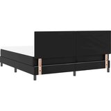 vidaXL Krevet s kutijom s madracem crni super king umjetna koža | shoptok.hr