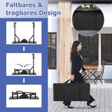 Namještaj Sklopivi stol za manikuru s električnim sakupljačem prašine, Stol za manikuru, crna | shoptok.hr