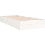  Okvir za krevet masivno drvo bijeli 90x190 cm 3FT jednokrevetni | shoptok.hr
