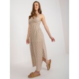 Och Bella Dress-TW-SK-BI-8676.22-beige | Shoptok.si