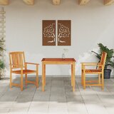 vidaXL 3-dijelni set za blagovanje u vrtu od čvrstog drva akacije | shoptok.hr