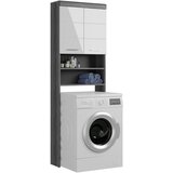 MID.YOU OMARICA ZA PRALNI STROJ antracit, siva, bela, visoki sijaj | Shoptok.si