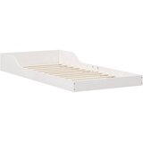  Krevetna konstrukcija Bijelo 90 x 220 cm Čvrsto borovo drvo | shoptok.hr