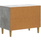  Noćni ormar Betonska siva 62 x 34,5 x 48 cm Konstruirano drvo | Eponuda.com