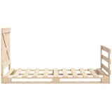  Okvir kreveta s uzglavljem 90 x 200 cm od masivne borovine | Eponuda.ba