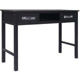 vidaXL Konzolni stol crni 110 x 45 x 76 cm drveni | shoptok.hr