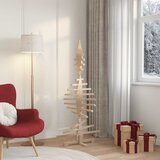  Drveno božićno drvce za ukras 150 cm masivno drvo bor | shoptok.hr