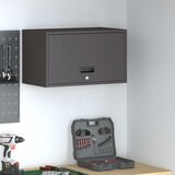  Ormar za zid u garaži Crna 60 x 33 x 35 cm Čelik s prahom Cijene