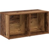  Set TV komoda s policom s pohranom 4 pcs Staro drvo 72 x 35 x 36.5 cm | shoptok.hr