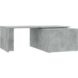  Stolić za kavu siva boja betona 150 x 50 x 35 cm od iverice | shoptok.hr