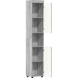  Set ormarića za kupaonicu TULUM Siva Sonoma 37 x 31,5 x 203 cm | shoptok.hr