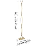Eglo 901107 - LED stojeća lampa LASANA LED/36W/230V zlatna | Eponuda.com