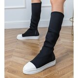 Gemre Black fabric sports boots with elastic upper Lussa | Shoptok.si