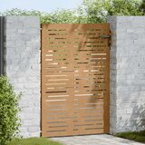  Vrtna vrata 85x125 cm od čelika COR-TEN četvrtasti dizajn | shoptok.hr