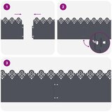  Rubnjaci za travnjak 20 pcs Antracit 103 x 0,05 x 22 cm Čelik | shoptok.hr