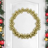 vidaXL Garland od božićnih kuglica Zlatno 186 cm Polistiren | shoptok.hr
